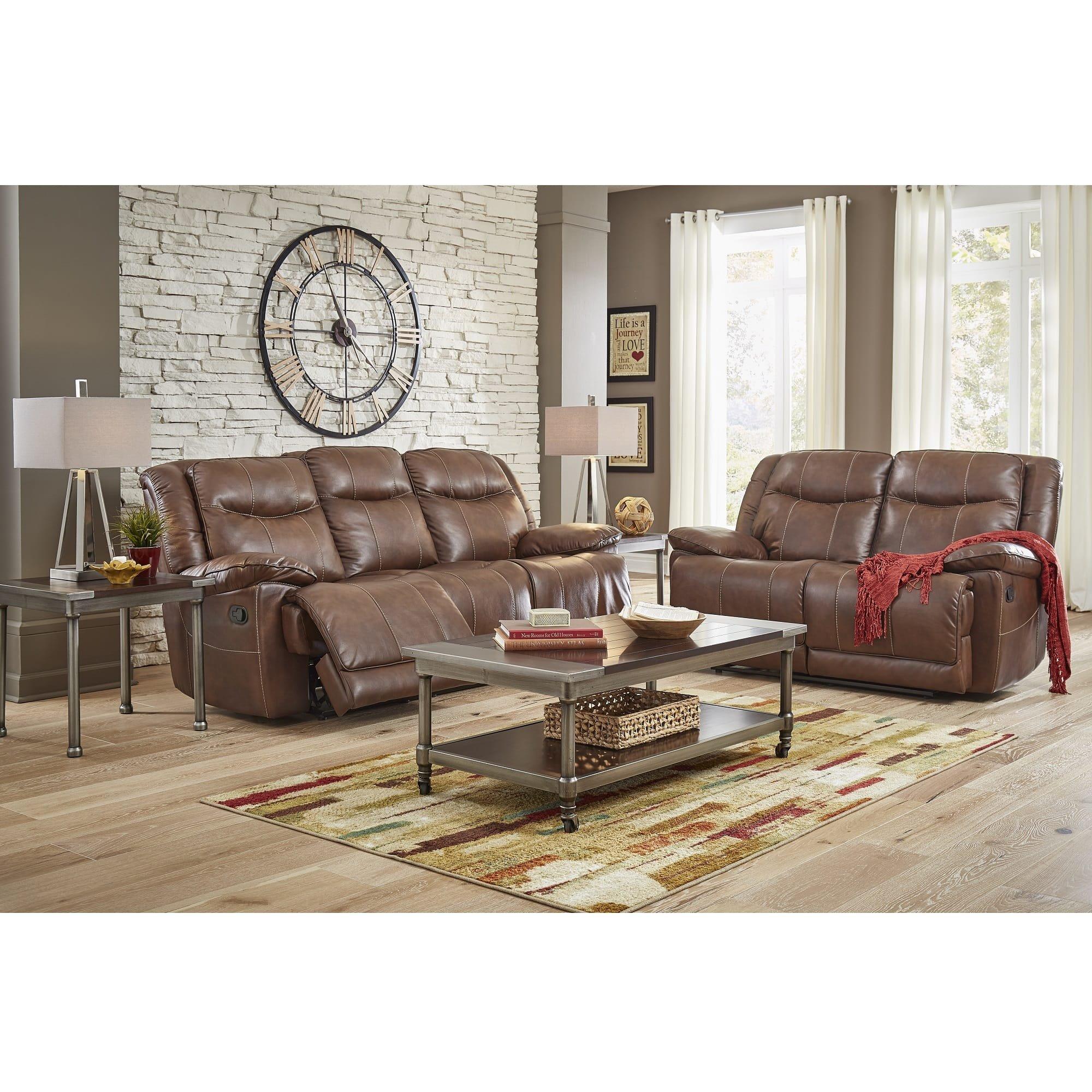Rent to Own Amalfi 2Piece Barron Reclining Living Room Collection at